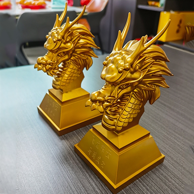 飛龍乘云，馬到成功鋁件