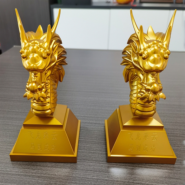 飛龍乘云，馬到成功鋁件